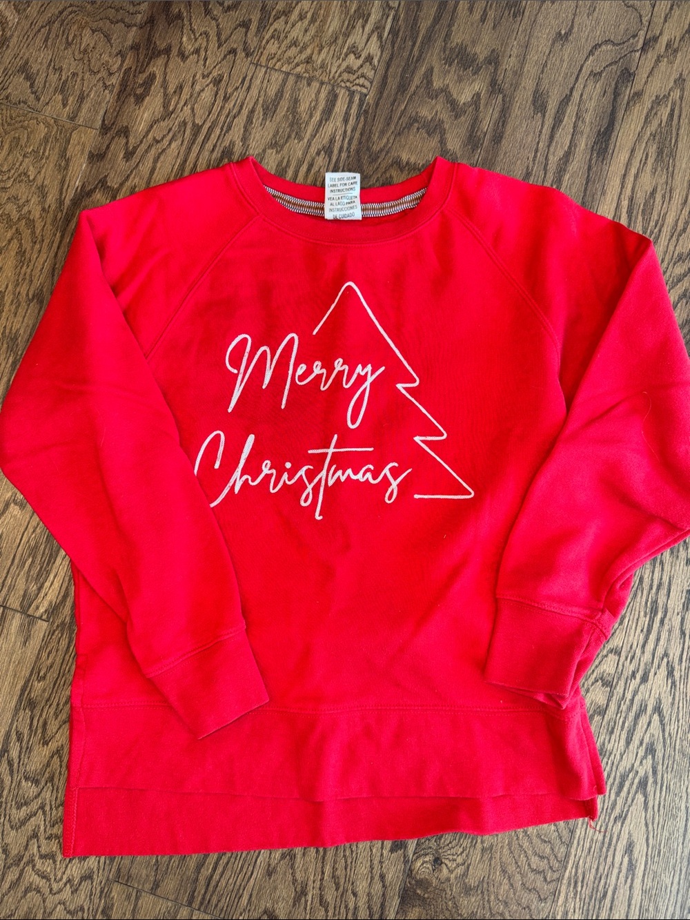 Red 'Merry Christmas' Holiday Sweatshirt